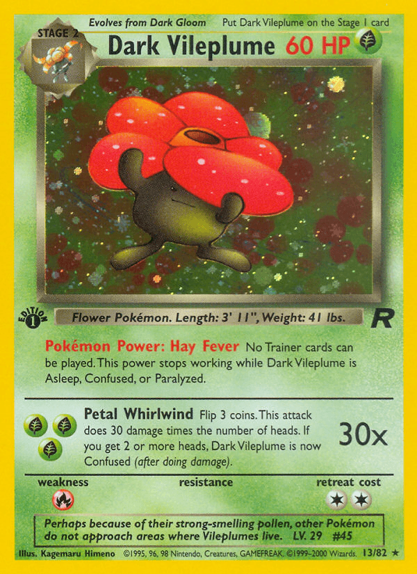 Dark Vileplume — Team Rocket #13