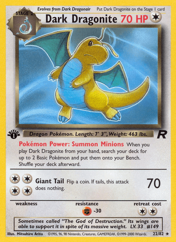 Dark Dragonite — Team Rocket #22