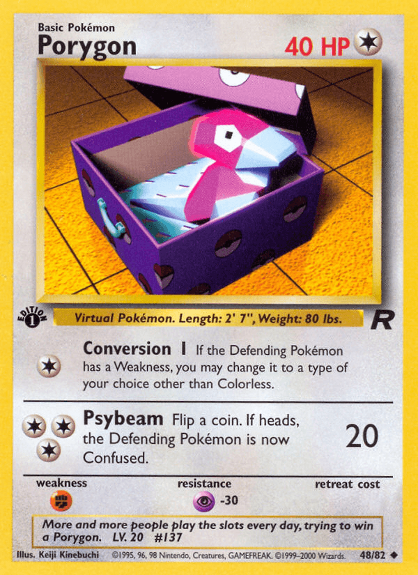 Porygon — Team Rocket #48