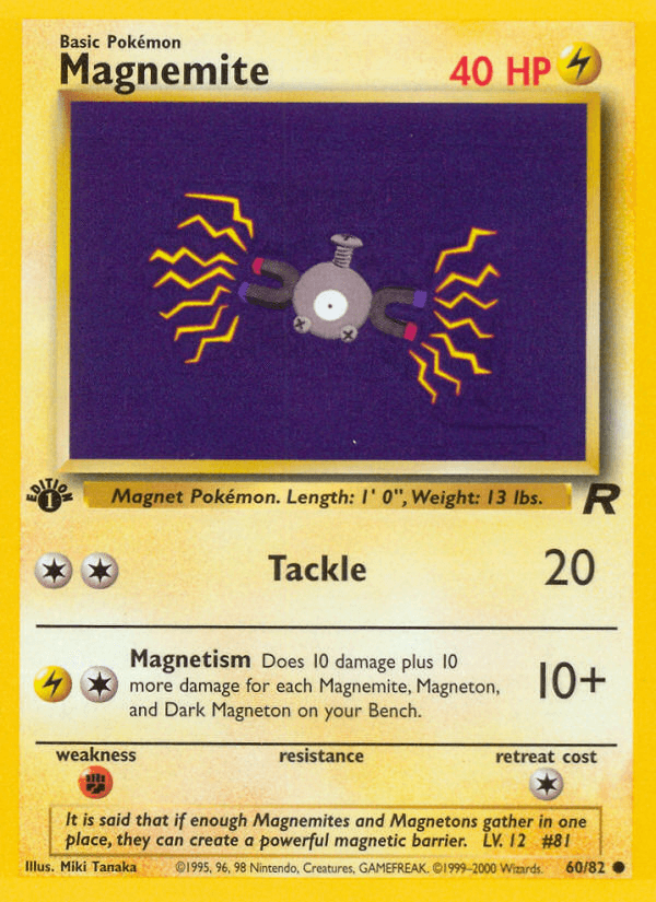 Magnemite — Team Rocket #60