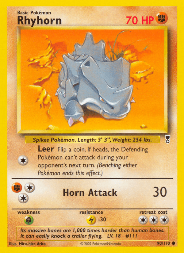 Rhyhorn — Legendary Collection #90