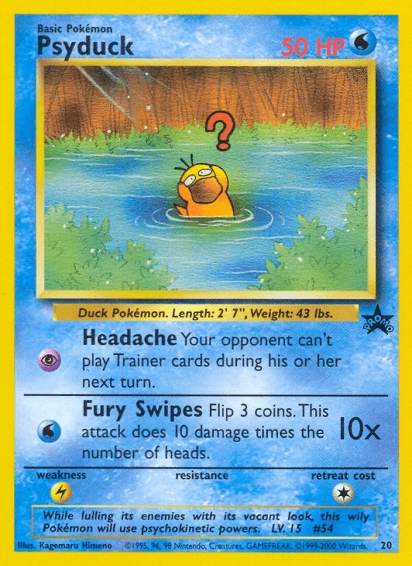 Psyduck — Wizards Black Star Promos #20
