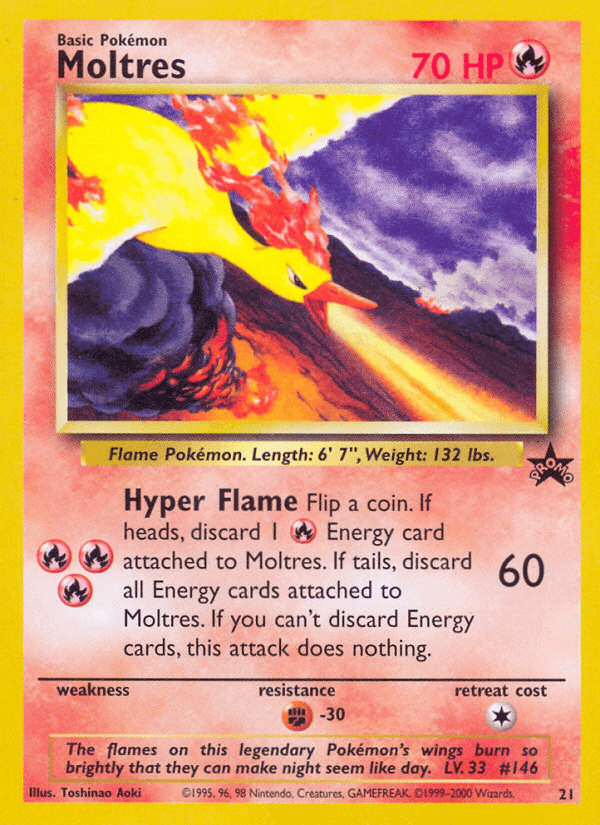 Moltres — Wizards Black Star Promos #21