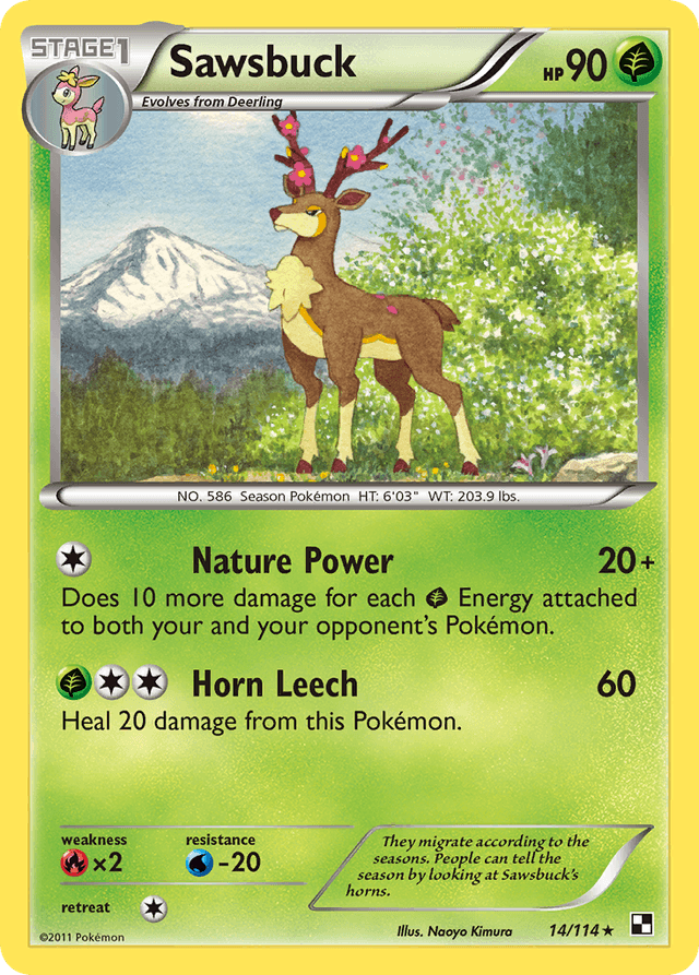 Sawsbuck — Black & White #14