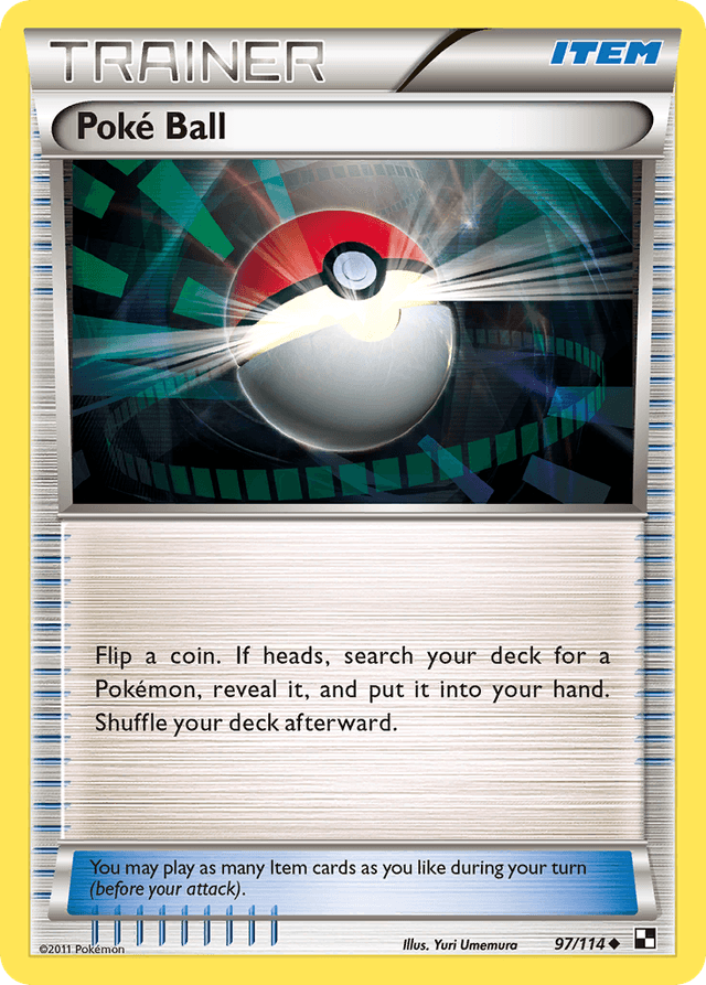 Poké Ball — Black & White #97