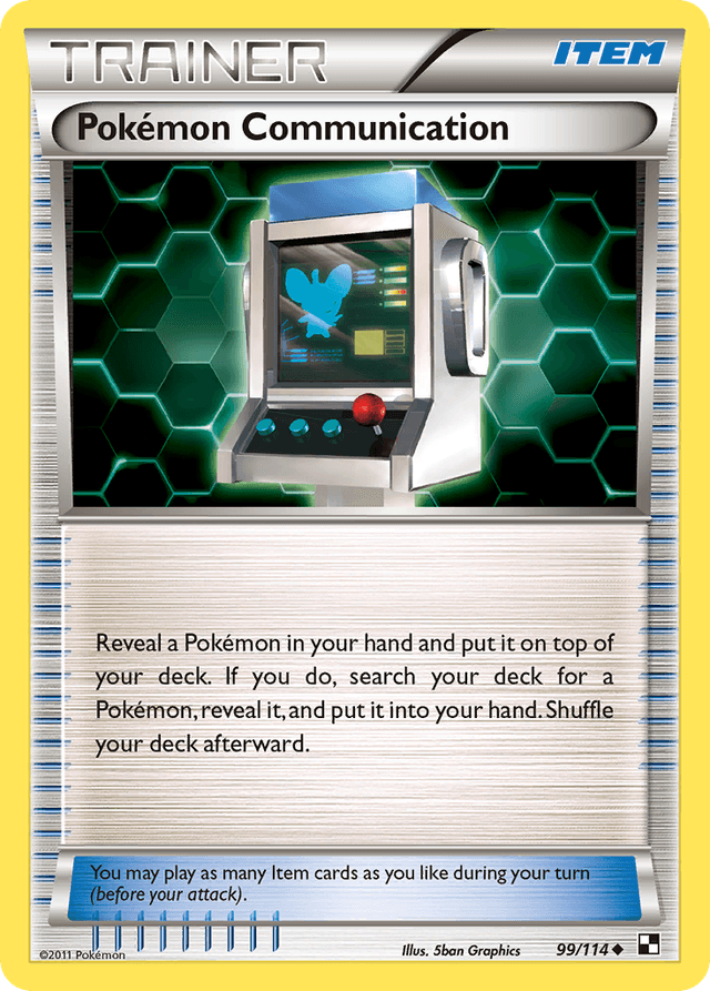 Pokémon Communication — Black & White #99