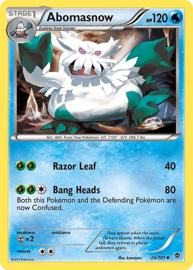 Abomasnow — Plasma Blast #26