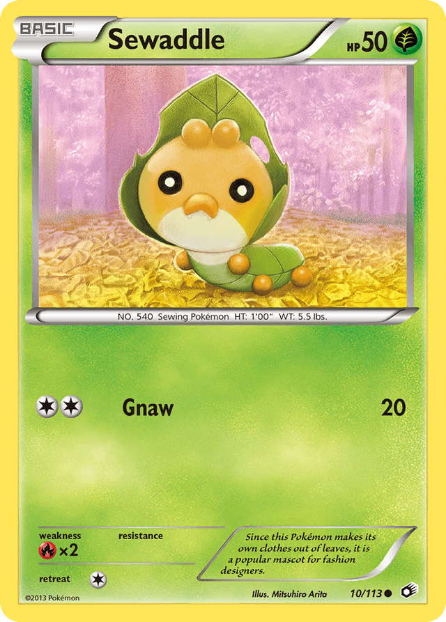 Sewaddle — Legendary Treasures #10