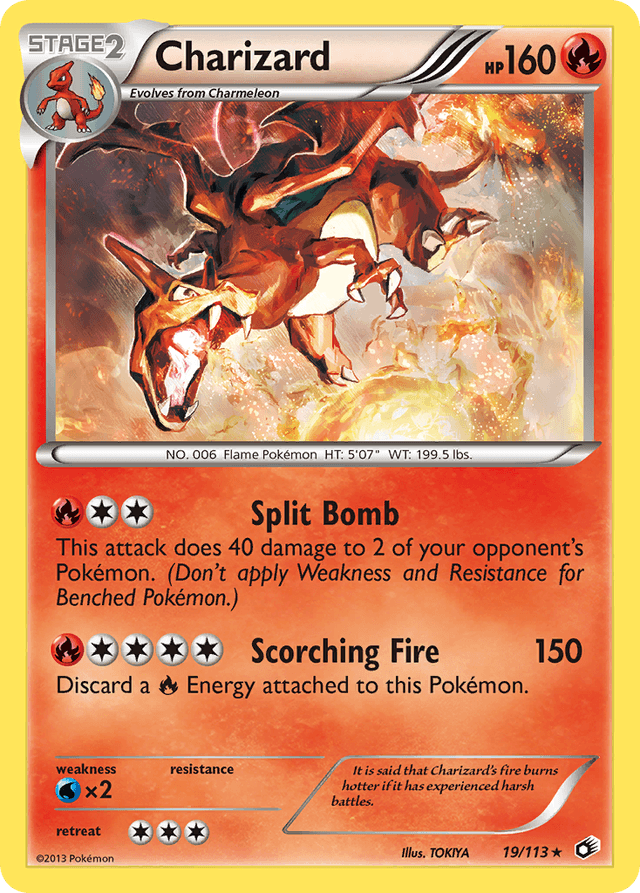Charizard — Legendary Treasures #19