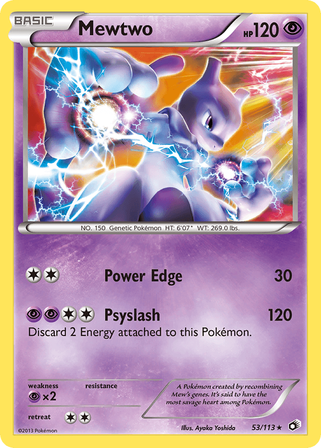 Mewtwo — Legendary Treasures #53