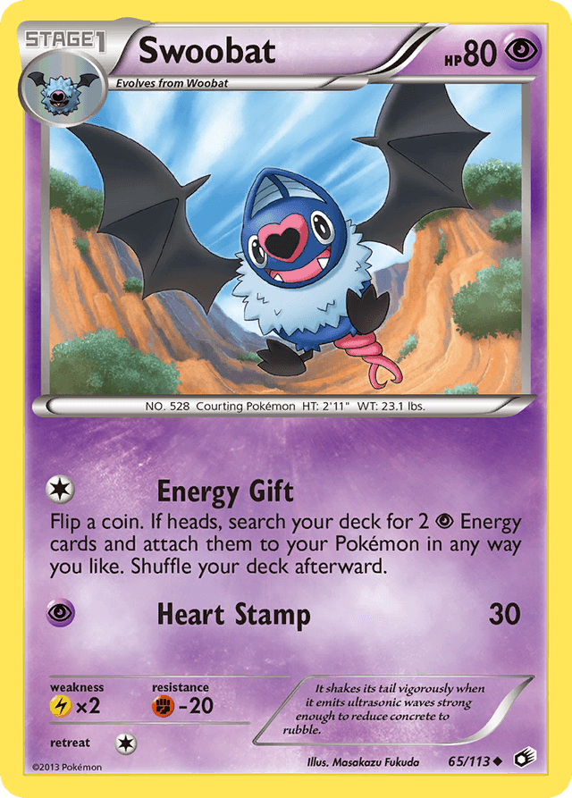 Swoobat — Legendary Treasures #65