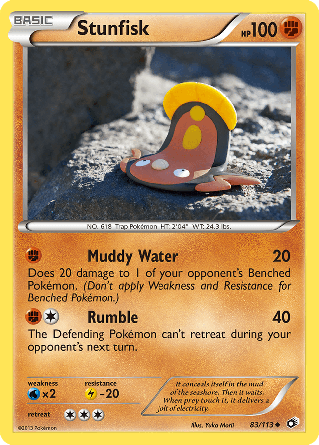 Stunfisk — Legendary Treasures #83