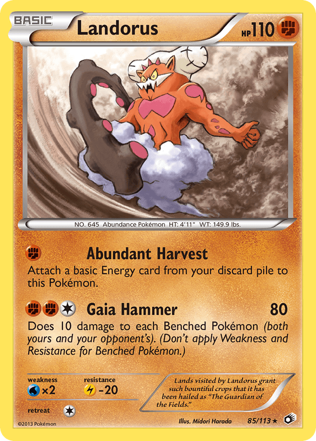 Landorus — Legendary Treasures #85