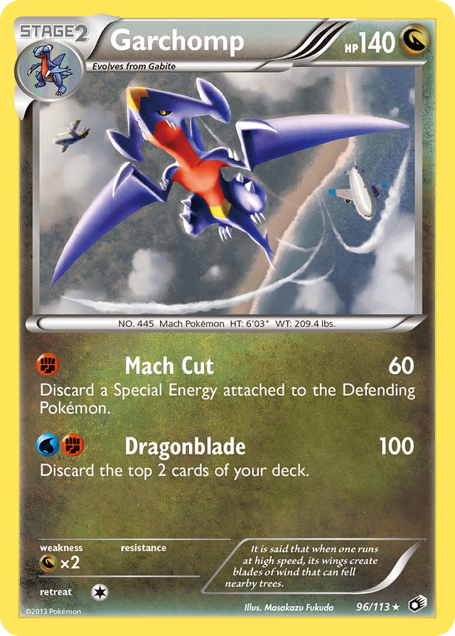 Garchomp — Legendary Treasures #96