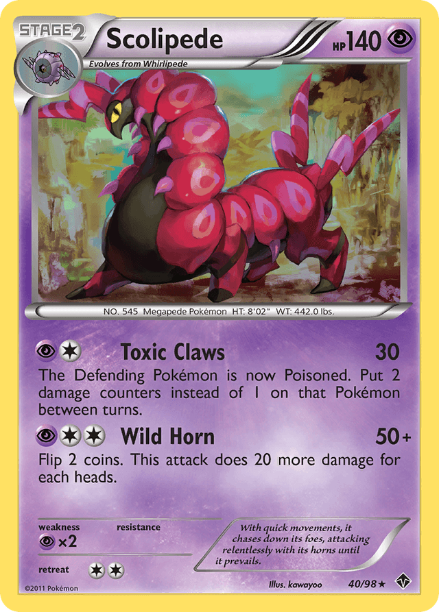 Scolipede — Emerging Powers #40