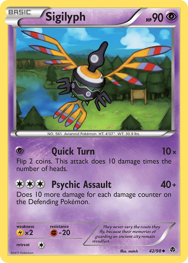 Sigilyph — Emerging Powers #42
