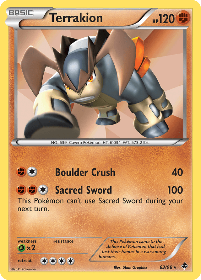 Terrakion — Emerging Powers #63