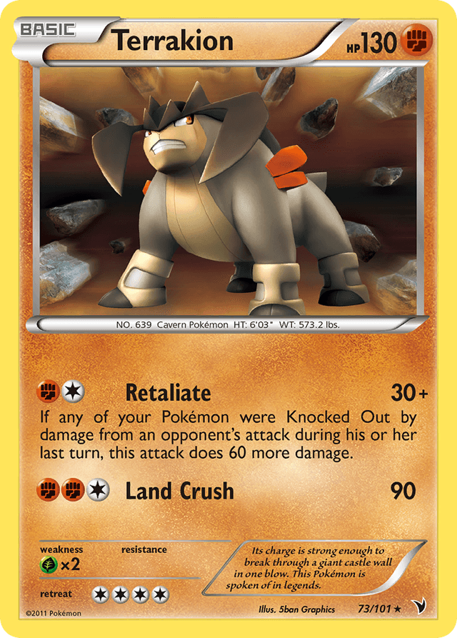 Terrakion — Noble Victories #73