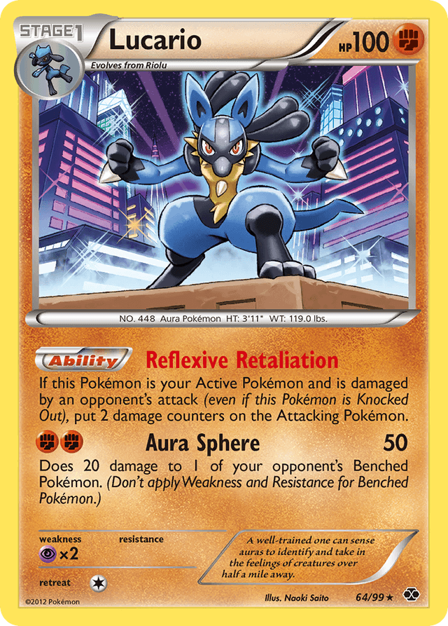 Lucario — Next Destinies #64