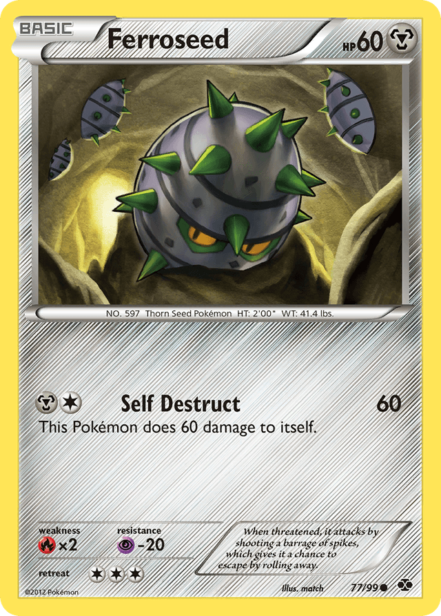 Ferroseed — Next Destinies #77