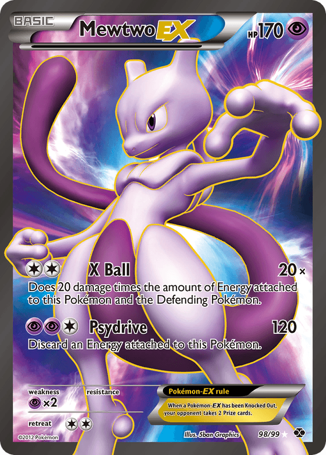 Mewtwo-EX — Next Destinies #98