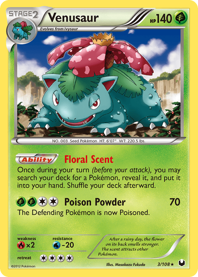 Venusaur — Dark Explorers #3