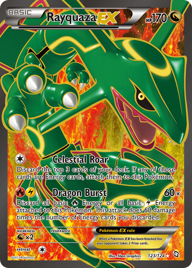 Rayquaza-EX — Dragons Exalted #123