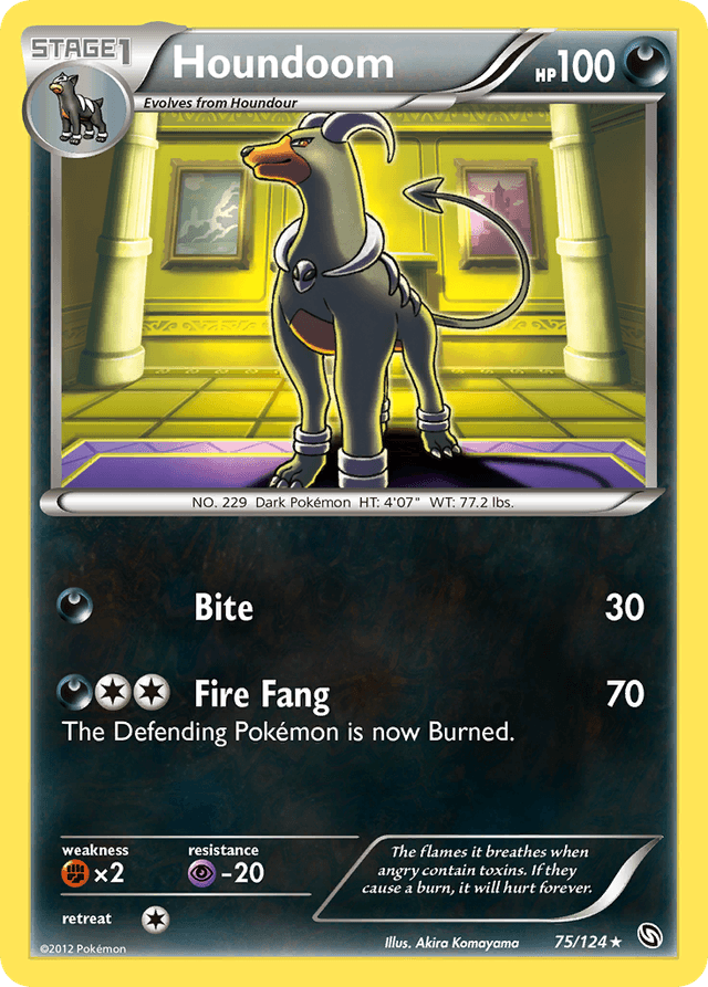 Houndoom — Dragons Exalted #75