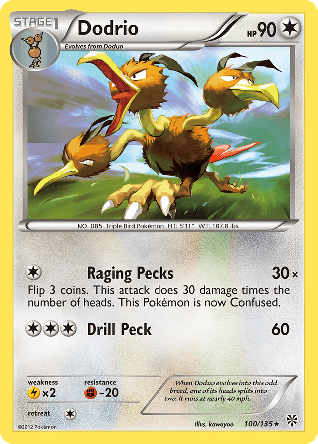 Dodrio — Plasma Storm #100