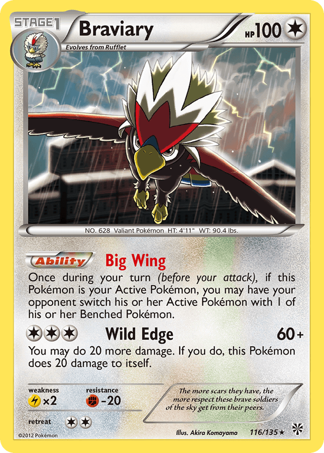 Braviary — Plasma Storm #116