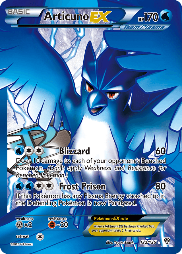 Articuno-EX — Plasma Storm #132