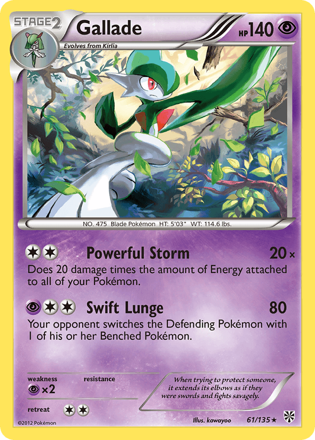 Gallade — Plasma Storm #61