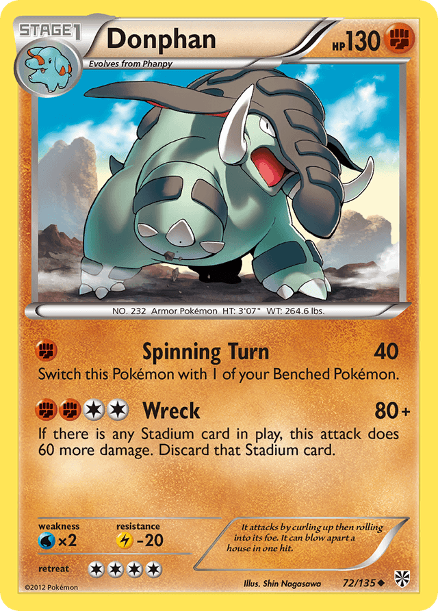 Donphan — Plasma Storm #72