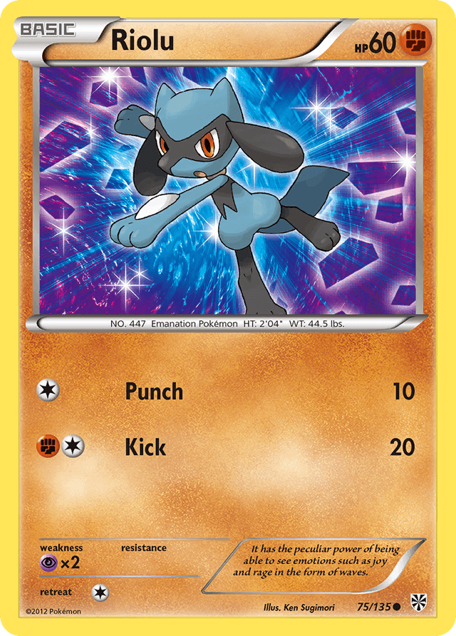 Riolu — Plasma Storm #75