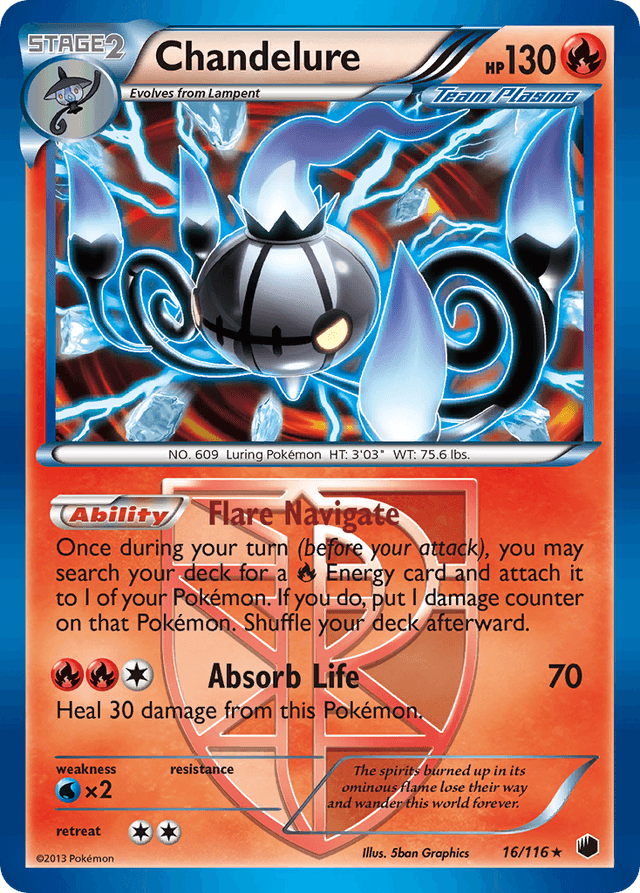 Chandelure — Plasma Freeze #16