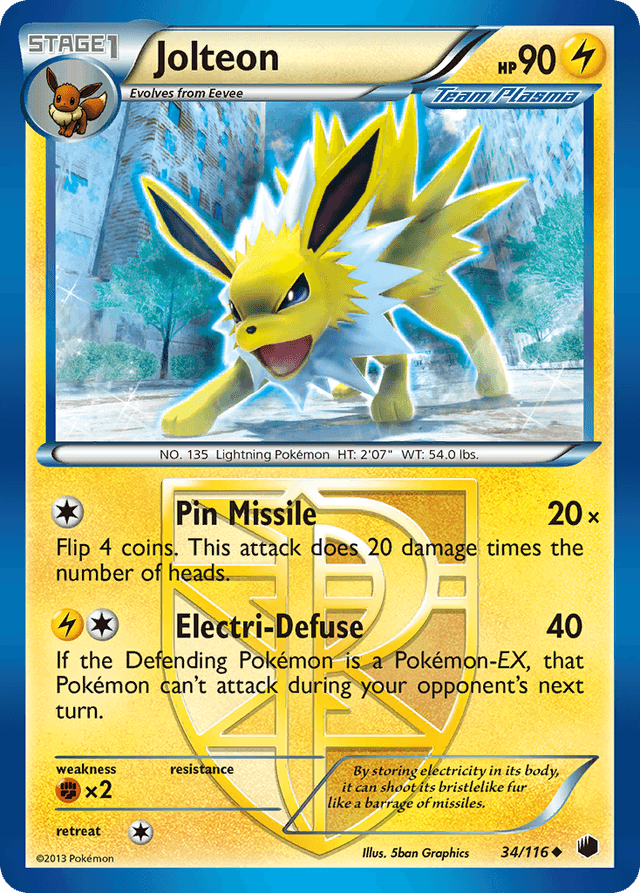 Jolteon — Plasma Freeze #34