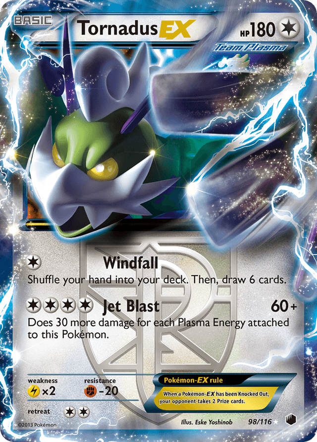 Tornadus-EX — Plasma Freeze #98