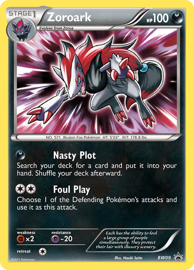 Zoroark — BW Black Star Promos #BW09