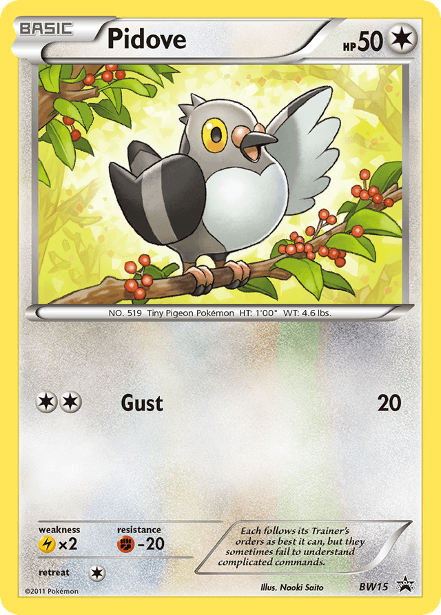 Pidove — BW Black Star Promos #BW15