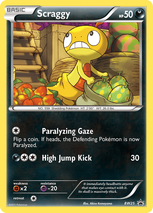 Scraggy — BW Black Star Promos #BW25