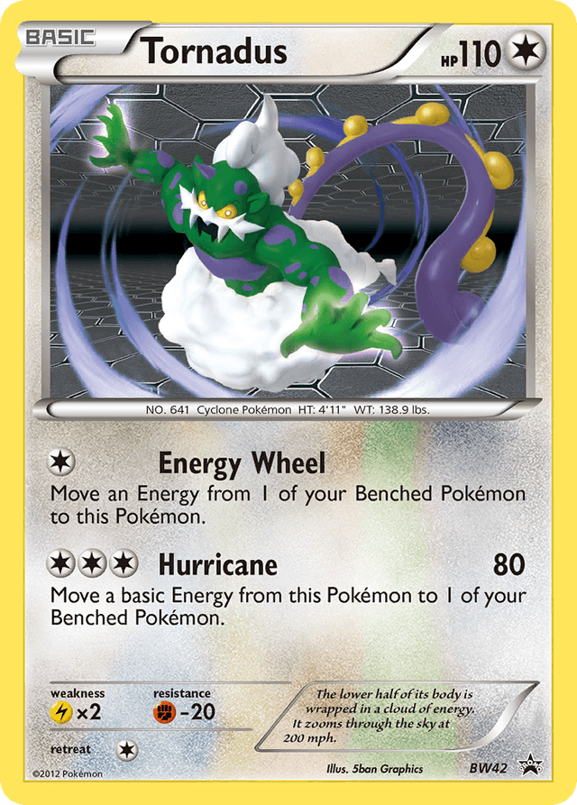 Tornadus — BW Black Star Promos #BW42