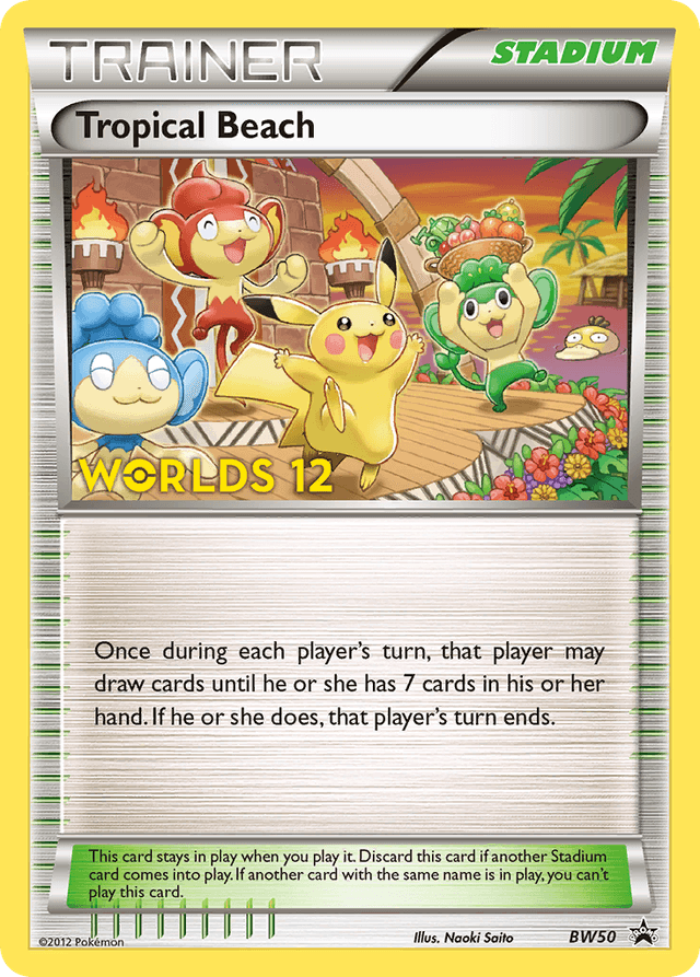 Tropical Beach — BW Black Star Promos #BW50