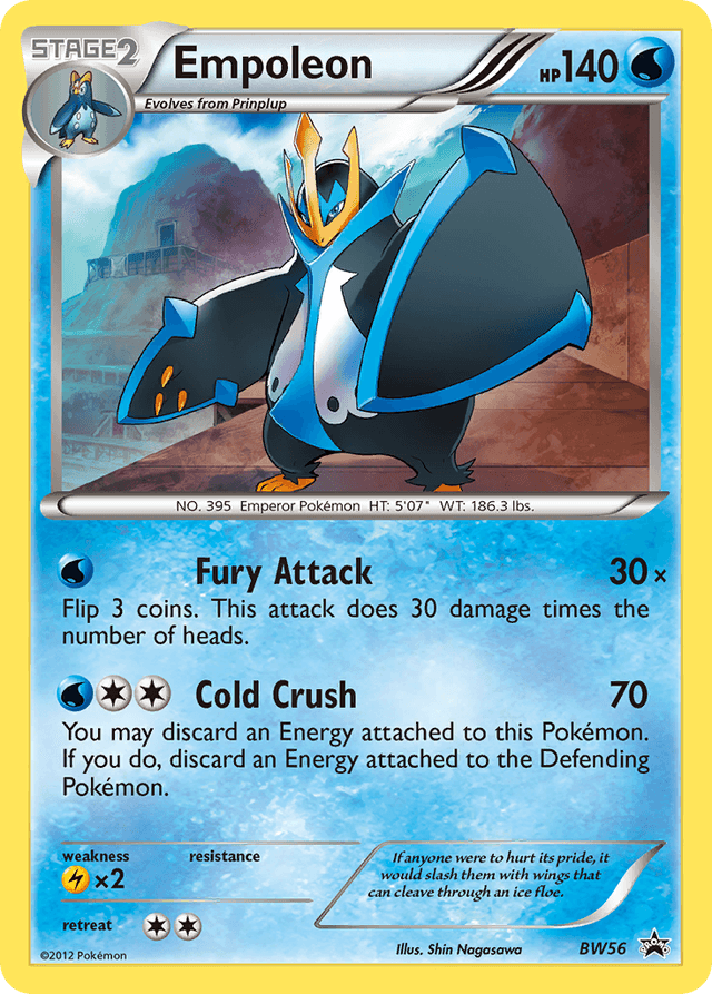 Empoleon — BW Black Star Promos #BW56