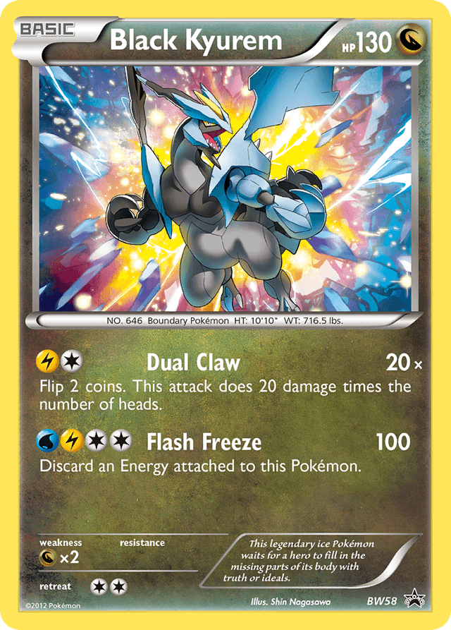 Black Kyurem — BW Black Star Promos #BW58