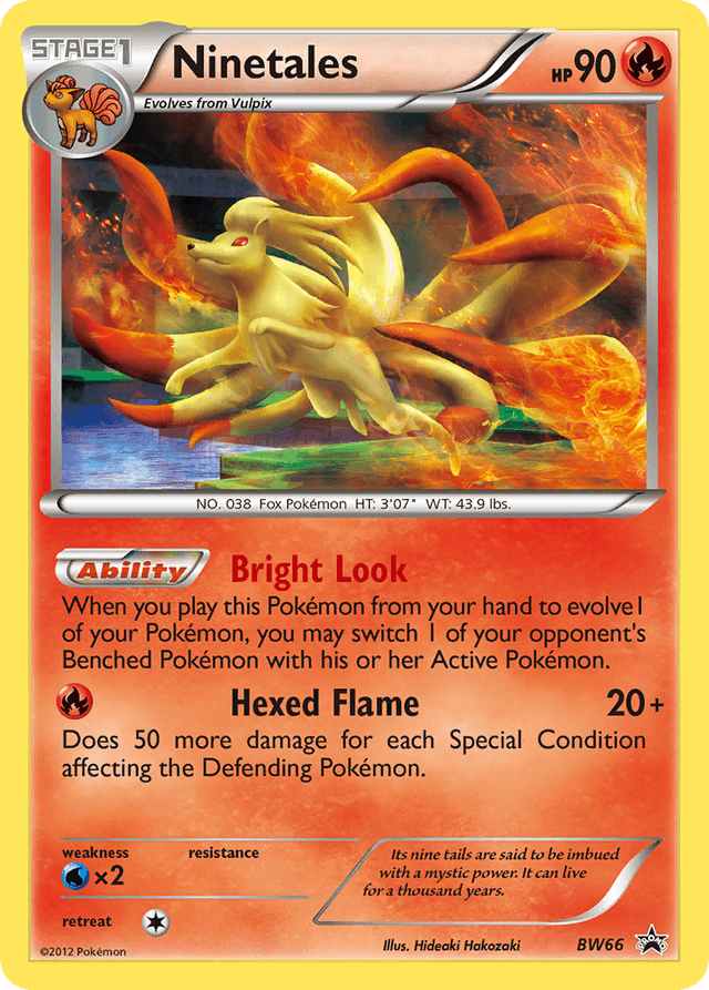 Ninetales — BW Black Star Promos #BW66
