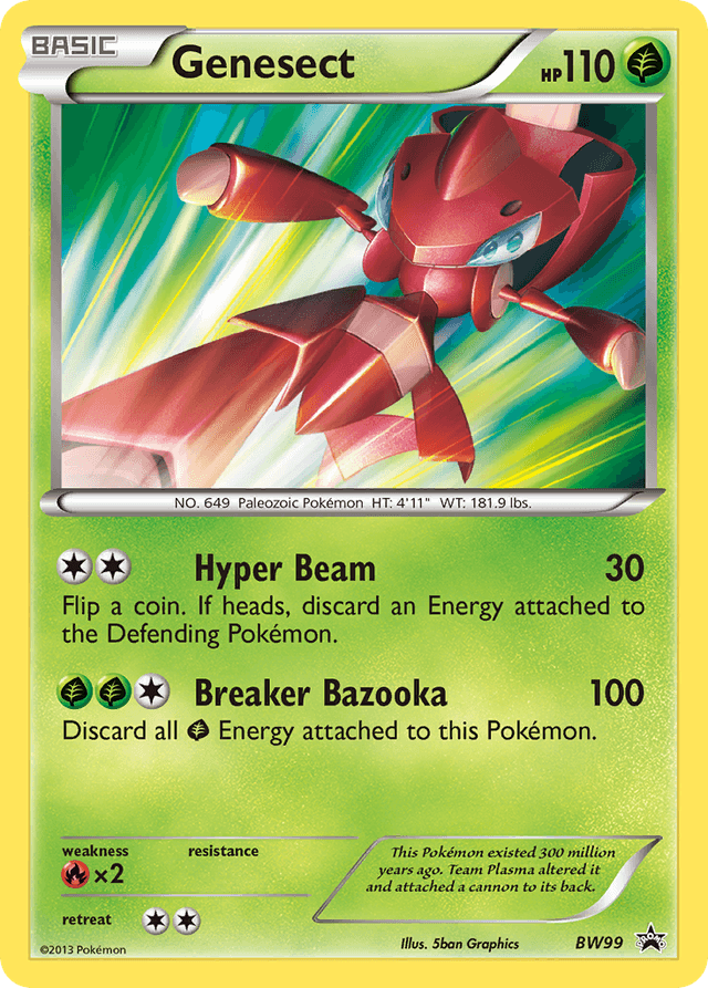 Genesect — BW Black Star Promos #BW99