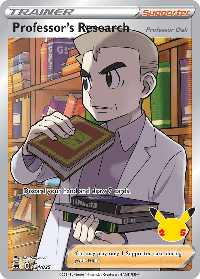Professor's Research (Professor Oak) — Celebrations #24