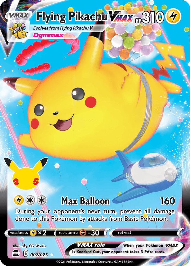 Flying Pikachu VMAX — Celebrations #7