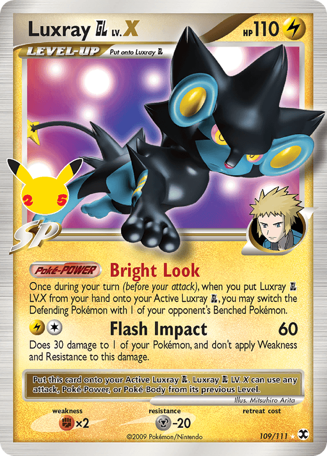 Luxray GL LV.X — Celebrations: Classic Collection #109