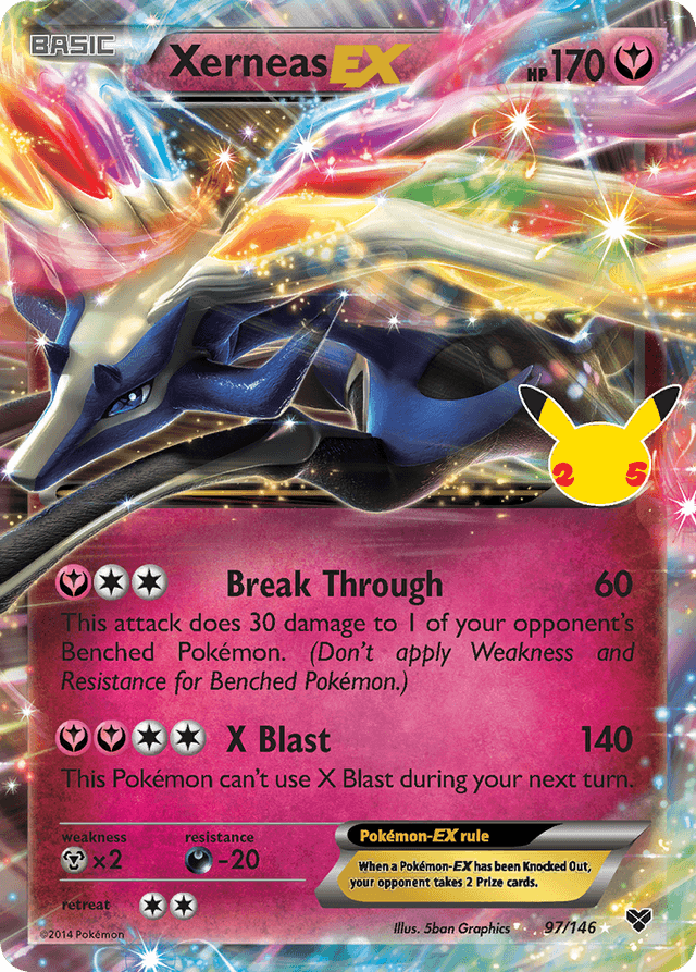 Xerneas-EX — Celebrations: Classic Collection #97